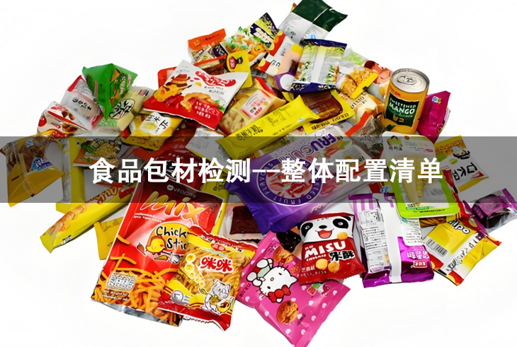 食品包裝檢測(cè)儀器配置清單